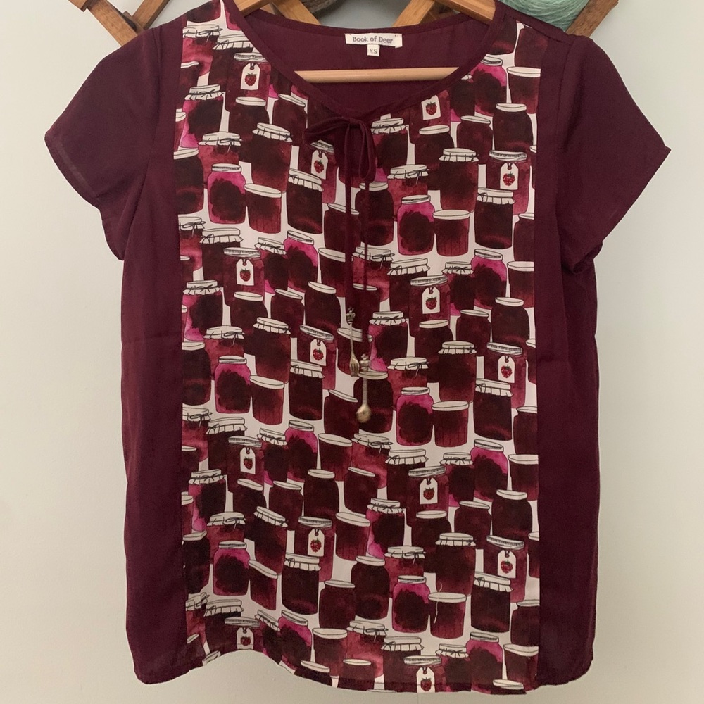 BOOK OF DEER SS15 Jam Top XS